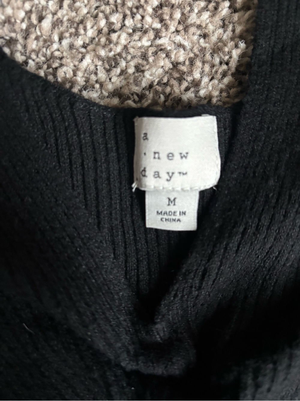 A New Day Sweater Tank w/ Matching Cardigan - Black - Picture 2 of 4